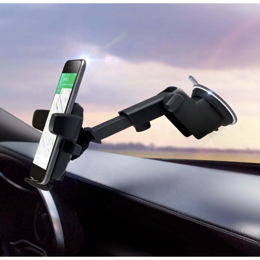 HD09 car mount tempel dasbor kaca penyangga HP mobil 360 rotasi CAR Holder