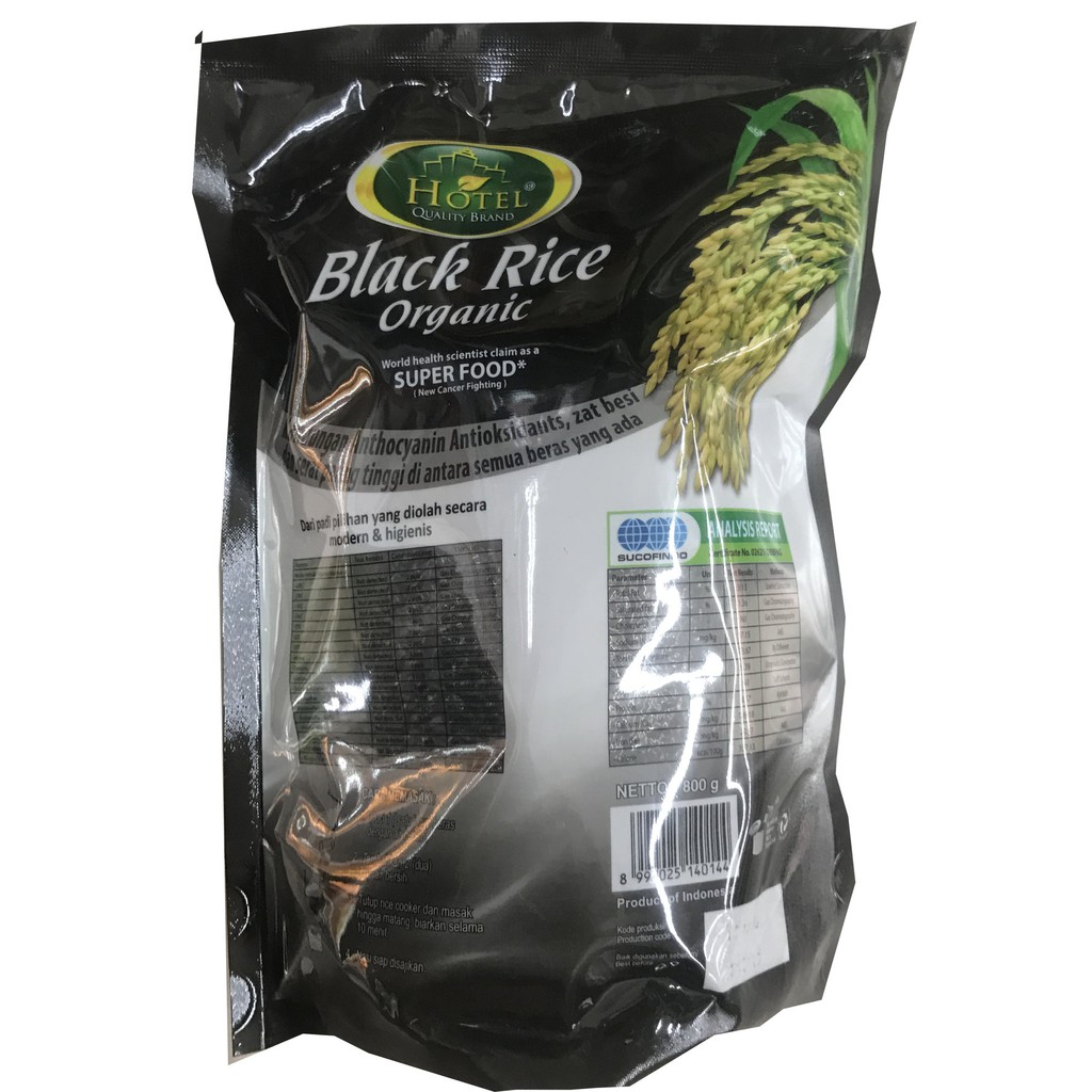 Hotel Black Rice Organic Hotel 800gr Quality Brand Beras Hitam Organik 800 gra,