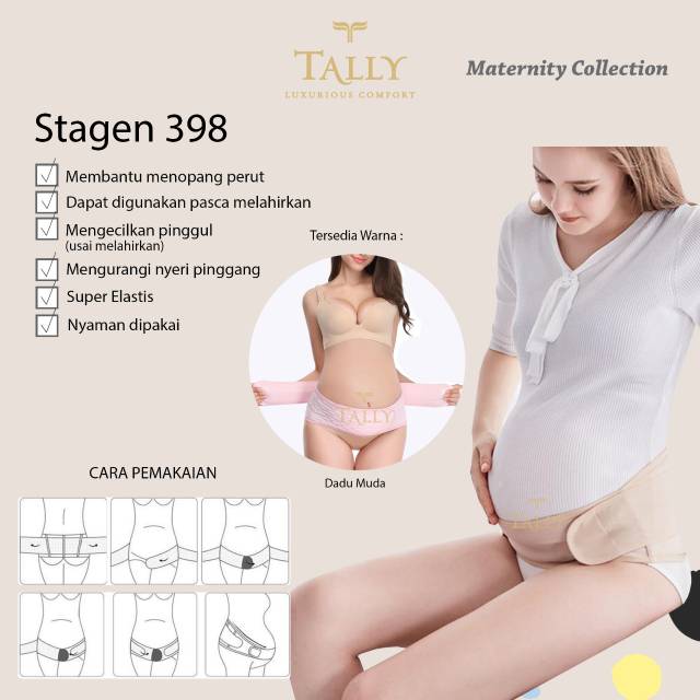 TALLY 398 PREGNANCYBELT STAGEN PENYANGGA PERUT IBU HAMIL - BUNGALILY