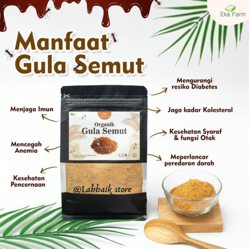 

Gula Aren Semut Organik Ekafarm 200gr