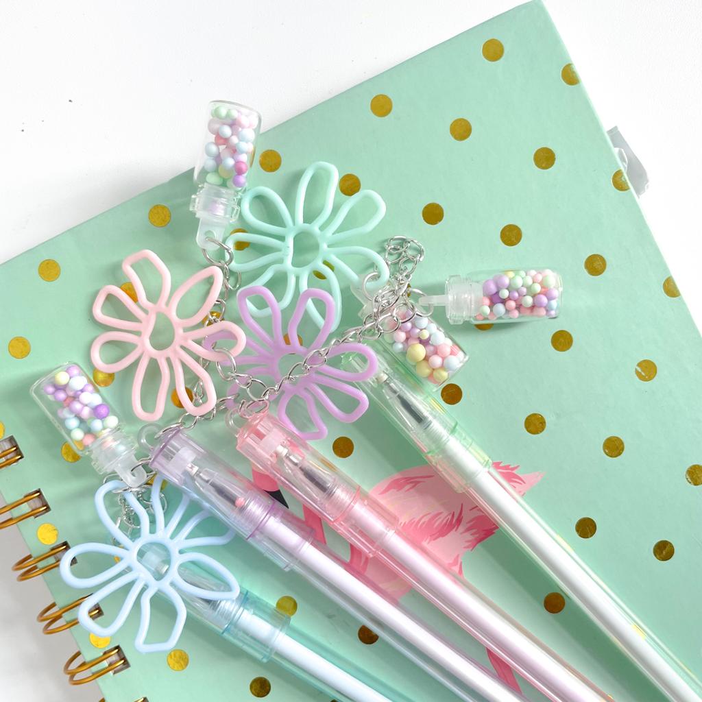 

PULPEN GANTUNGAN BOTOL BUNGA MATAHARI PEN FLOWER BOTTLE UNIK LUCU BERKUALITAS