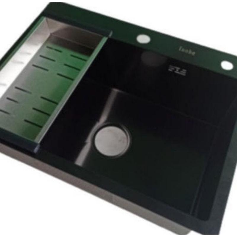 Kitchen sink INOBE hitam 6045 "ORIGINAL" / Sink black 6045 INOBE