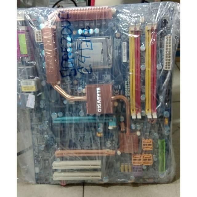Motherboard LGA 775 BEKAS + DDR2 1GB X 4PCS (KIT) + PROSESOR Core2duo 3.0Ghz