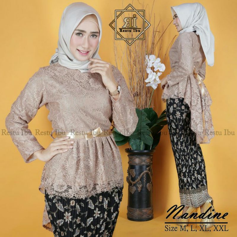 SET KEBAYA BRUKAT AURORA KEBAYA BRUKAT MODERN KEBAYA WISUDA KEBAYA PESTA