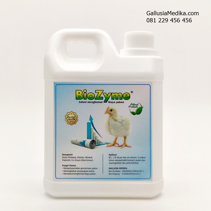 [[BISA COD]] ORIGINAL BIOZYME BROILER - Pemacu Pertumbuhan Pengganti AGP utk Ayam Pedaging
