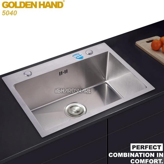 NEW PRODUCT Kitchen Sink Golden Hand 5040 / Bak cucian Piring / Dapur