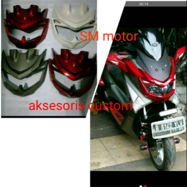KEDOK/TOPENG/COVER LAMPU DEPAN FOR YAMAHA NMAX