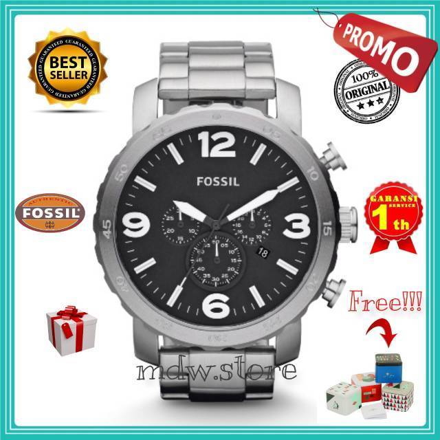 FS JR 1353 JR1353 Jam Tangan Pria Ori & Manual Book Garansi