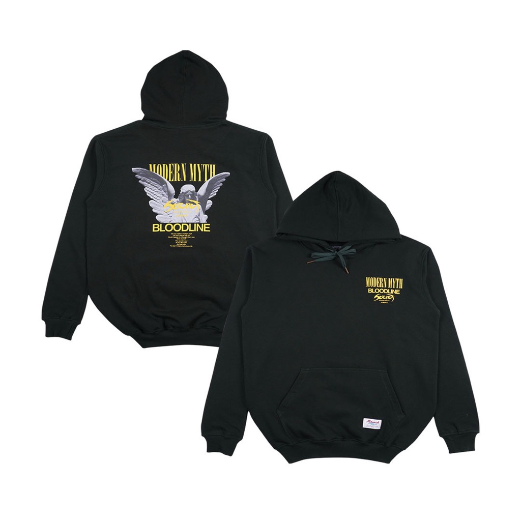 MORWICK - Hoodie Sweater Pria -  Bloodline - Hijau