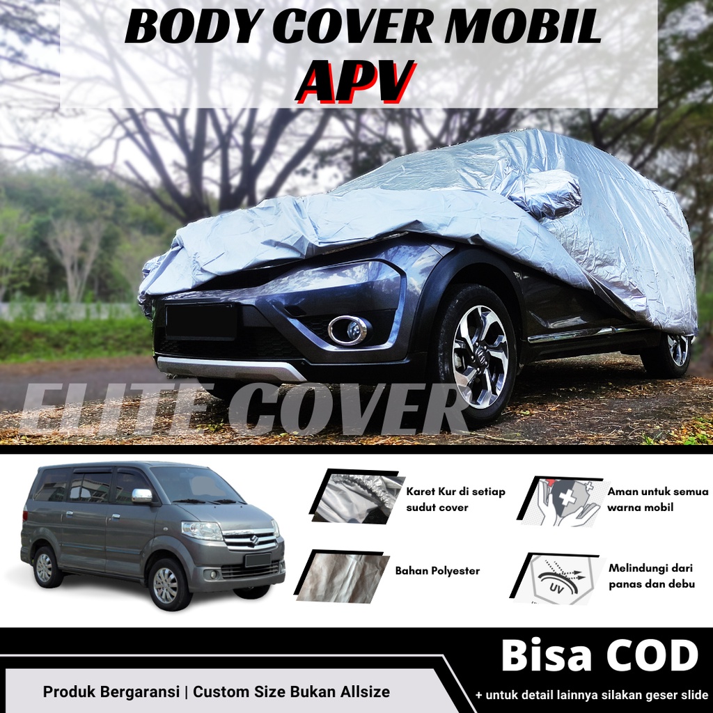 Cover Mobil / Sarung Mobil Apv Arena Mantel Selimut Mobil Apv Arena Outdoor