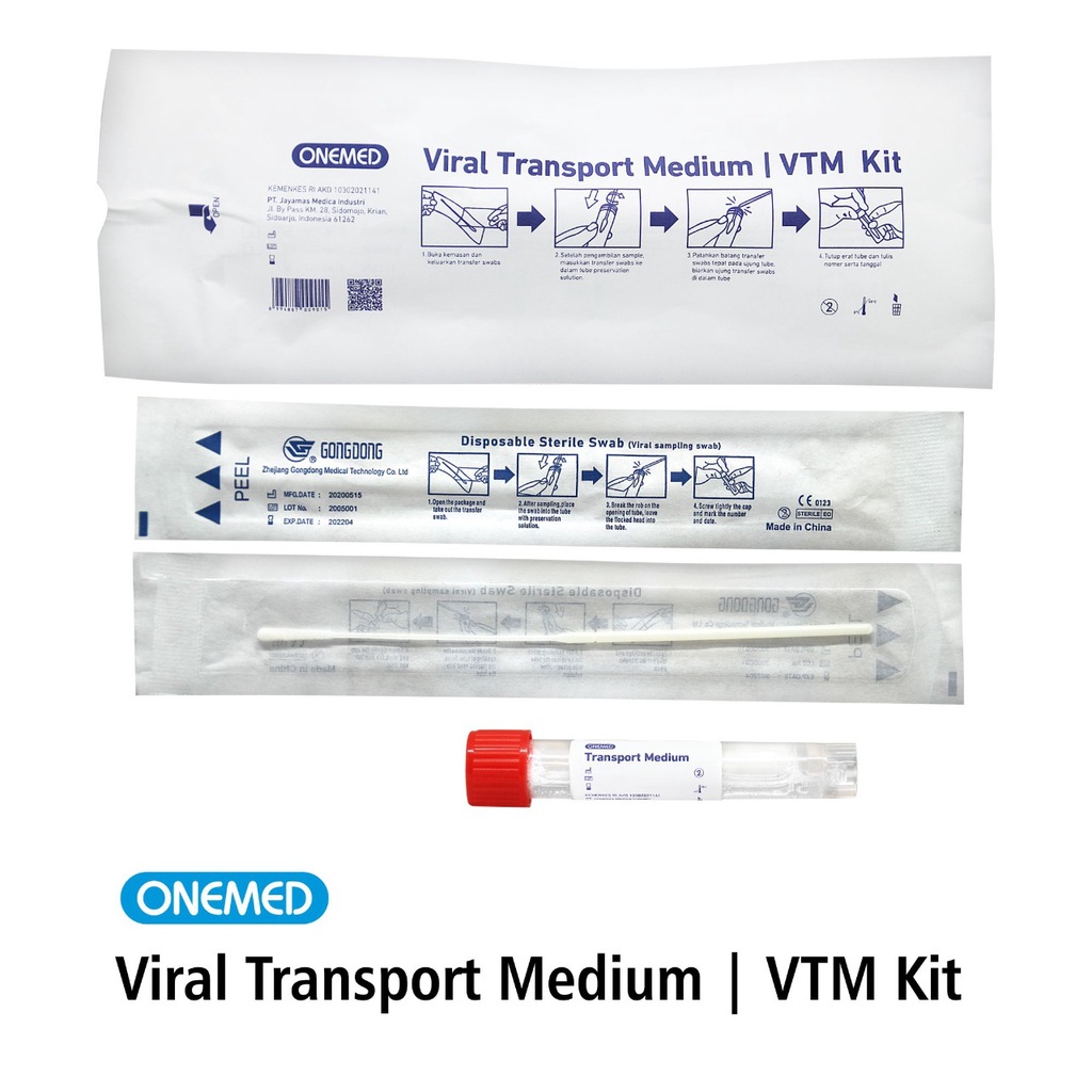 Viral Transport Medium / Medium KIT Isi 1 Kit OneMed