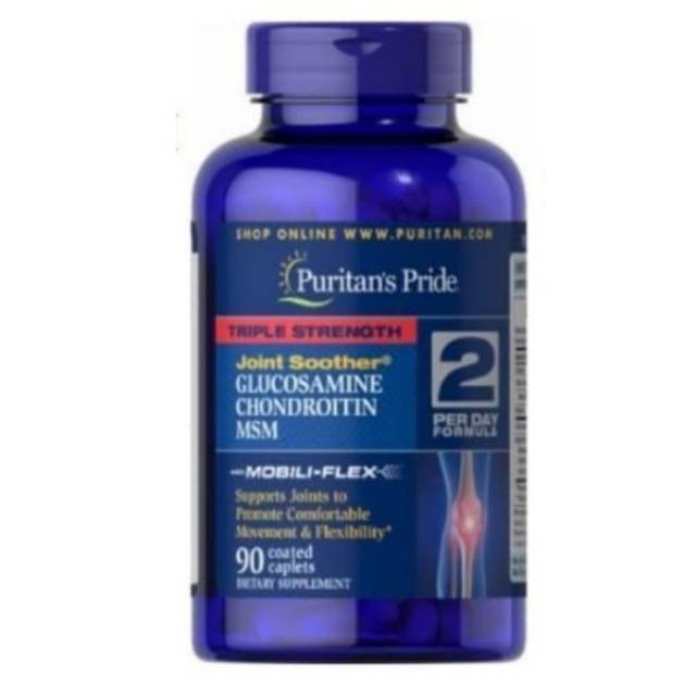 Puritan's Pride Triple Strength Glucosamine Chondroitin MSM "90