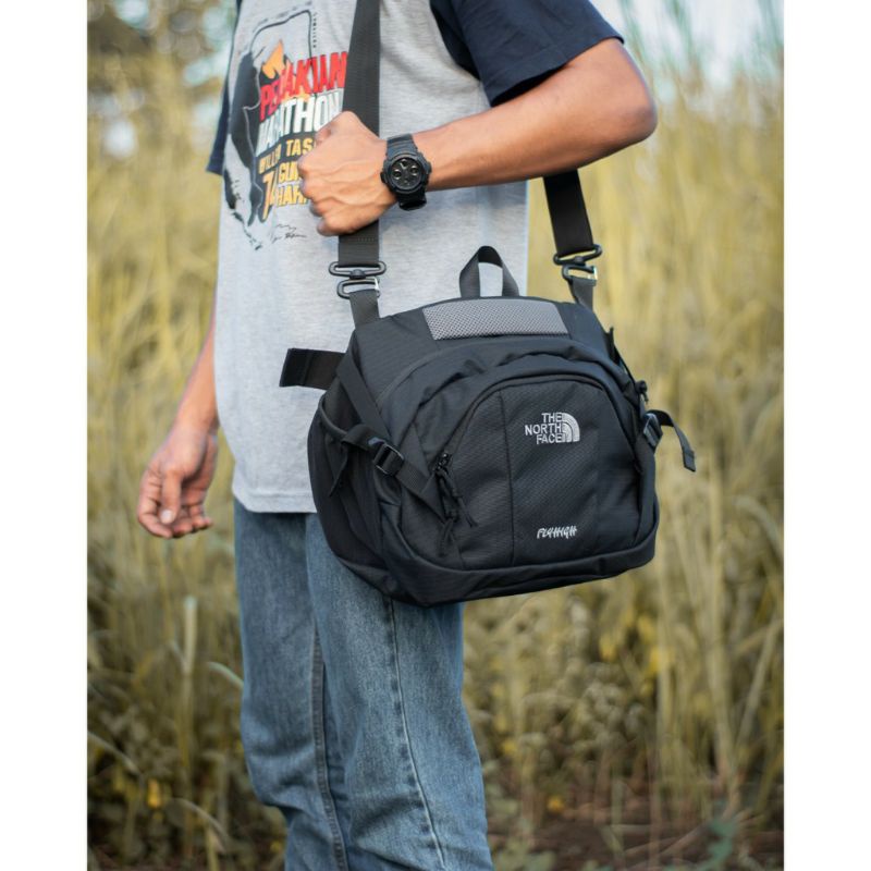 Tas Selempang Pria TNf # Tas Selempang Camera # Tas Selempang Outdoor 10 liter # Tas Selempang original Distro