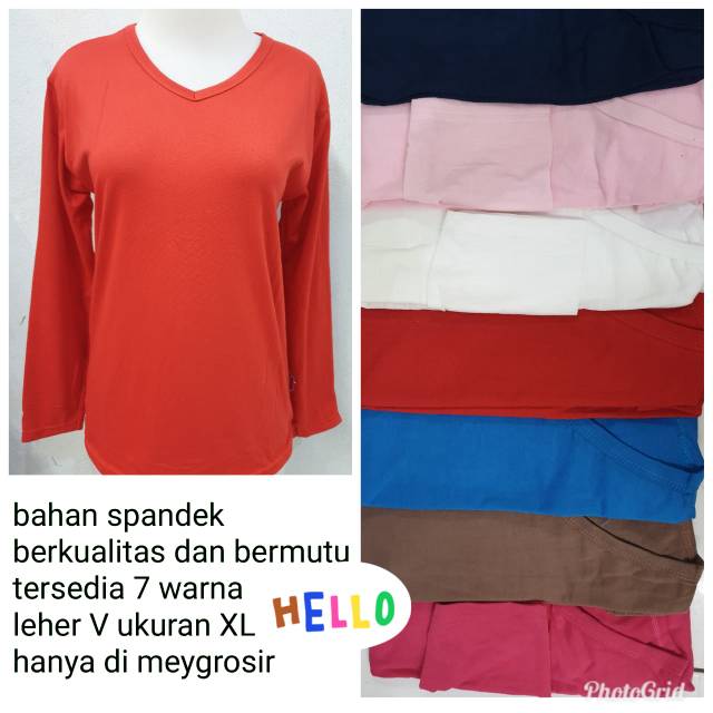 TOKOABELGROSIR manset spandek leher V tgn pjg