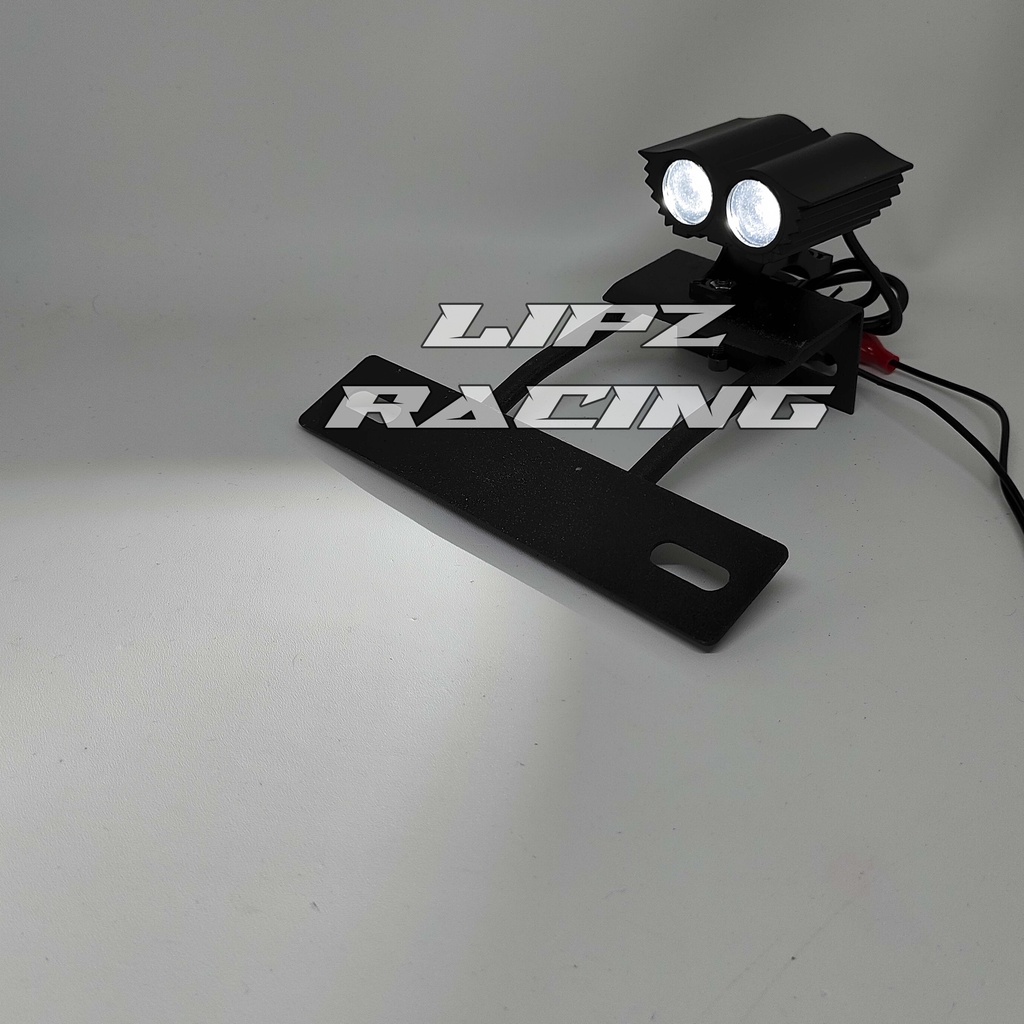 PAKET LAMPU TEMBAK / LAMPU SOROT VARIASI MOTOR RX-KING MODEL OWL 2MATA &amp; 3MATA  8-85V / 4W-6W