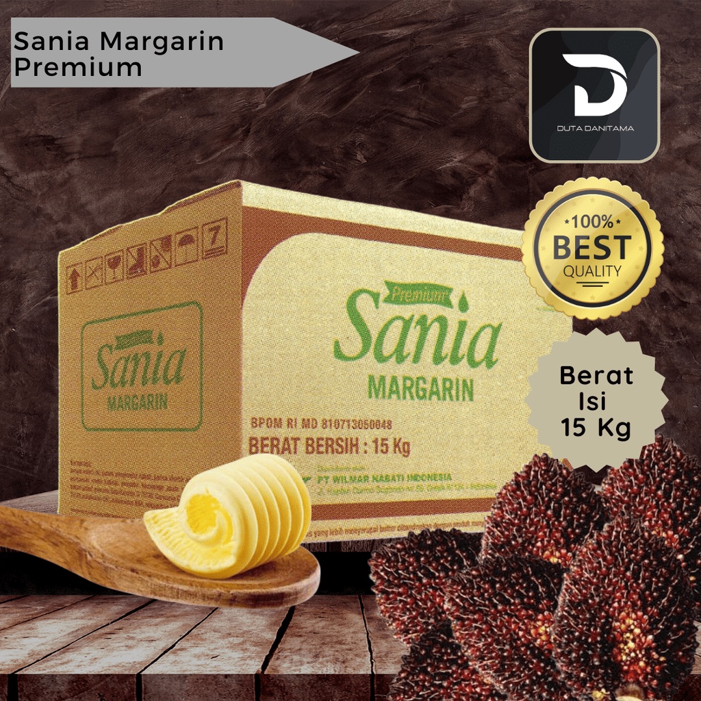 

Sania Premium Margarine 15 Kilogram (Mentega Padat)