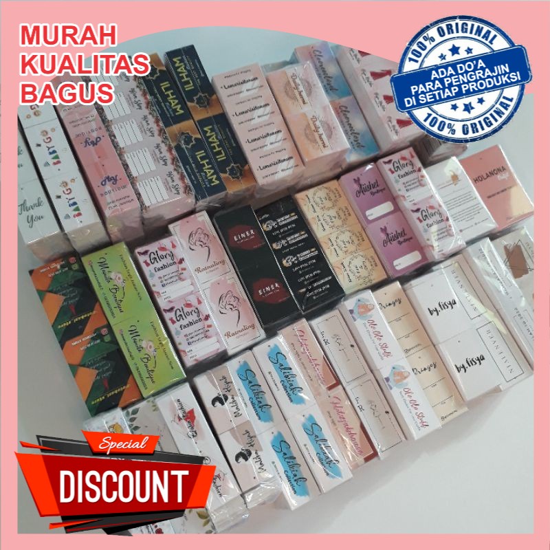 

Tag Hang tag hantag custom handtag label baju handstag toko hangtag lebel nemtek murah 2,5x5 AENBAG