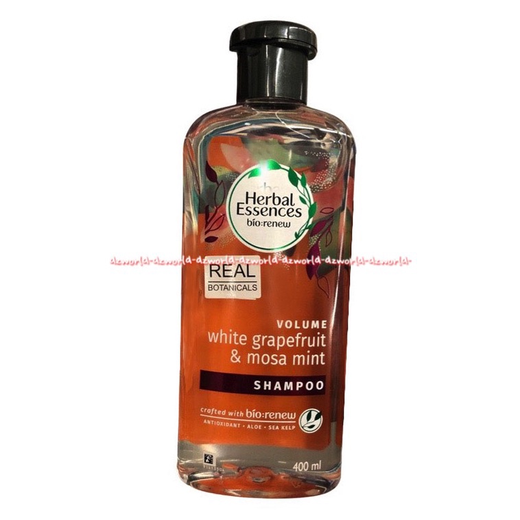 Herbal Essence Bio Renew 400ml White Strawberry &amp; Mint Clean Shampo Volume White Grape Fruit Mosa Mint Sampoo Herbalessence Bening Transparant