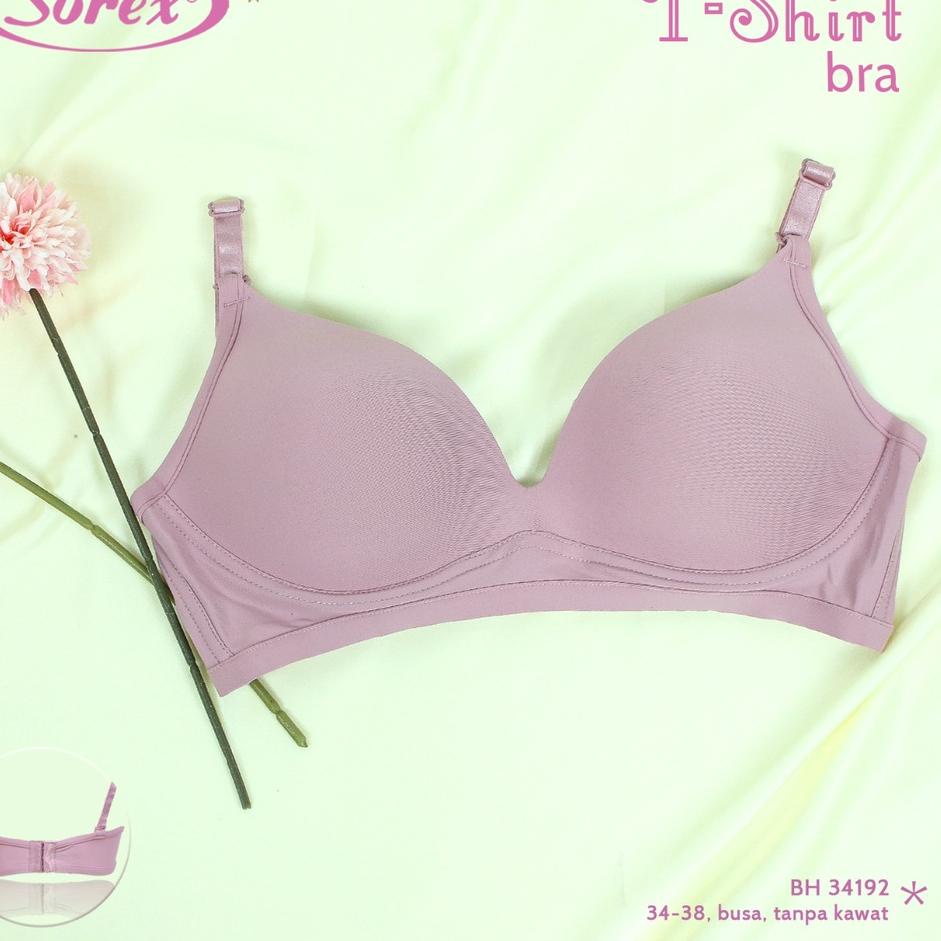 Sudah READY.. Sorex T-shirt Bra Polos Busa Tanpa Kawat Kait 3 Setara Cup B BH Harian 34192