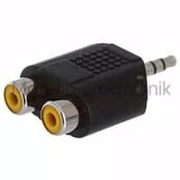 Converter Jack RCA to mini Stereo 3,5mm