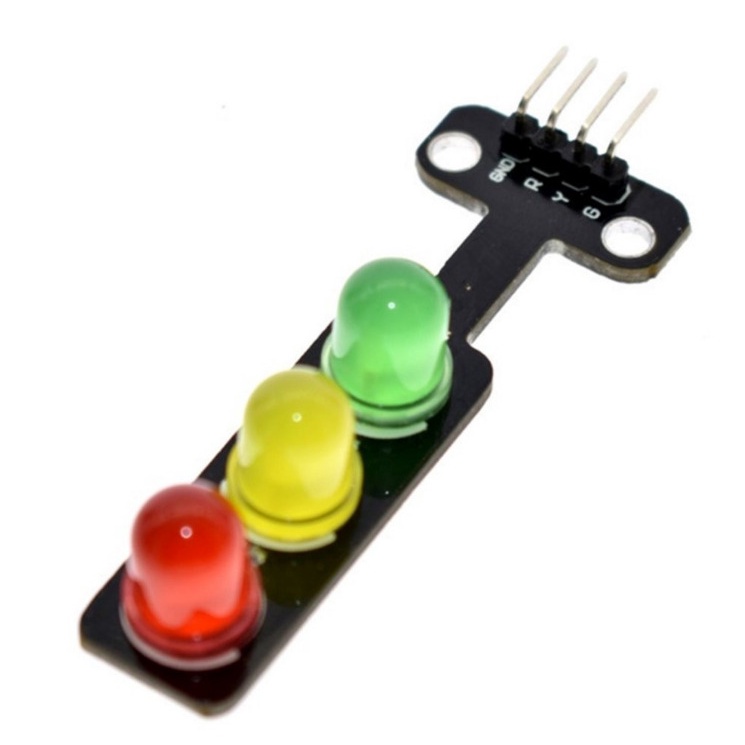 Lampu Lalu Lintas Digital LED Traffic Light Board 5V Traffic Signal Light Module Arduino R-Y-G 8MM