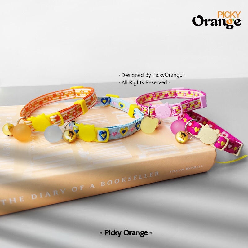 Orange Repawblic Candy Dog Cat Collar Kalung Anjing Kucing Lucu