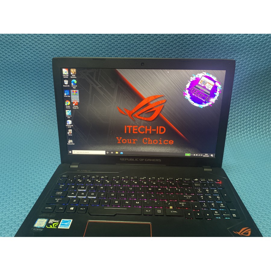 Laptop Render Laptop Design Laptop Gaming Asus Rog Gl553vd I7 7700 1tb Gtx1050 No Minus Shopee Indonesia