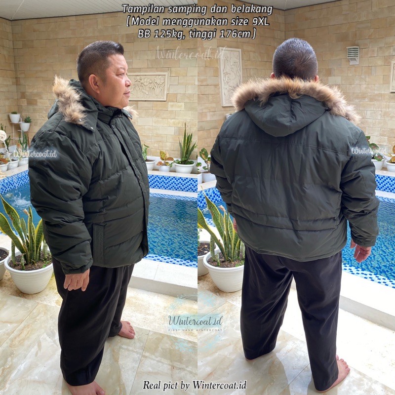 Coat big size pria winter jaket jumbo cowok import gunung hangat plus size besar jacket jimmy