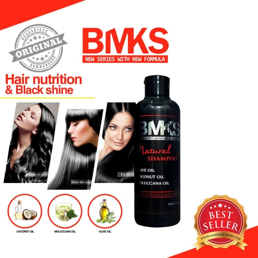 Shampoo Penumbuh Rambut BMKS BPOM ORIGINAL Penebal Penyubur Rambut Bayi Rontok Botak Cepat Permanen