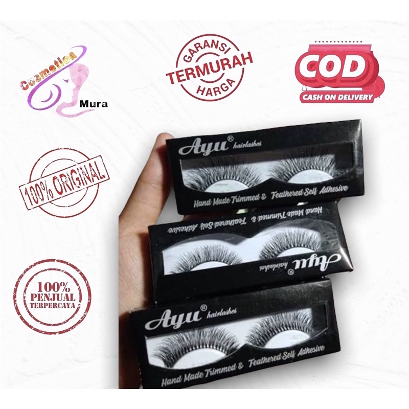 harga lusinan ( 12 pc ) bulu mata ayu best seller