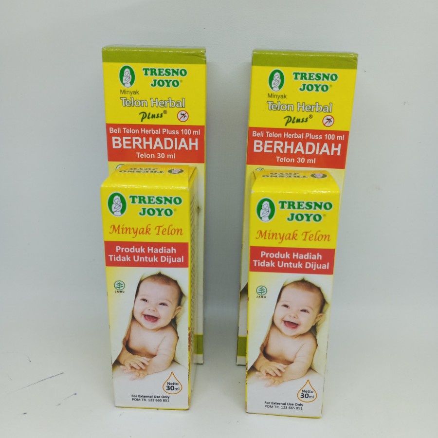 MINYAK TELON Tresno Joyo 100 ML FREE Bonus 30 ML - Tresnojoyo Telon Bayi Anak