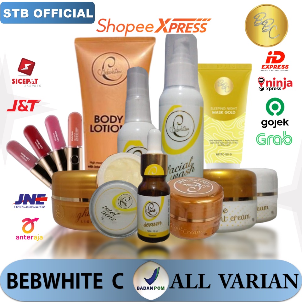 BEBWHITE C SKINCARE Paket Glow / Paket Acne Original BBC Bbwhite Bebwhite Glow Forte Memudarkan Flek dan Bekas Jerawat Bb White Day Cream Bebwhite c Totol Acne Jerawat BBC Night Cream Glow Acne Bebwhite c Facial Wash Toner BBC BB white Serum Vit C COD