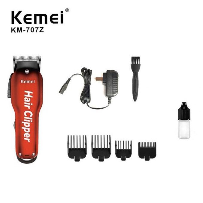 Alat Cukur Rambut Barbershop Km 707Z Hair Clipper Kemei Km-707Z Ready Stok
