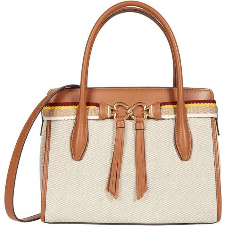 TAS KATE SPADE TOUJOURS CANVAS MEDIUM SATCHEL ORIGINAL