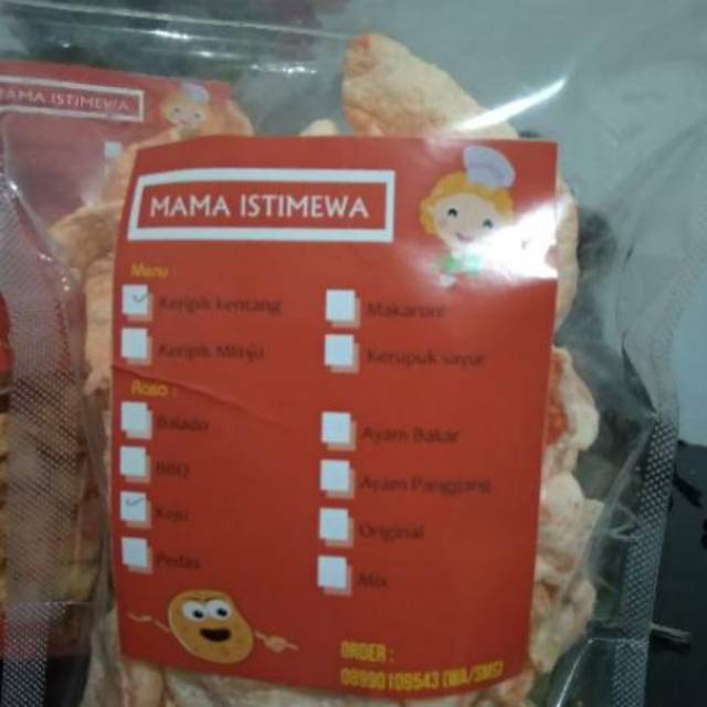 

Kripik kentang Rasa Keju