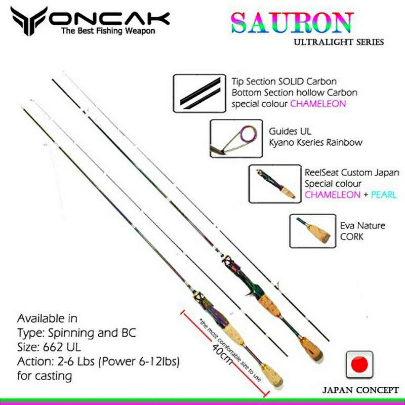 Joran BC Baitcasting Oncak Sauron Solid Carbon