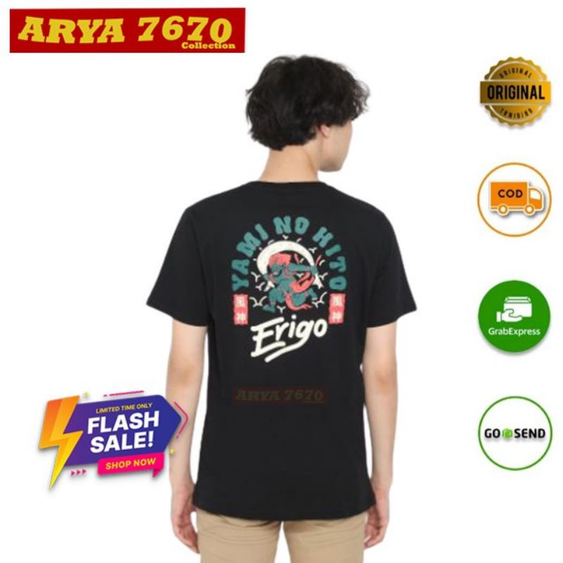 [PROMO] Erigo T-Shirt Yami No Hito Black Original Size M - Harga Termurah