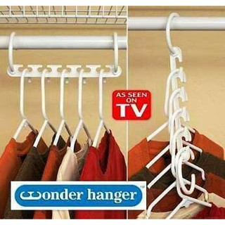  Gantungan  Baju  pakaian Set Magic Wonder Hanger Ajaib 