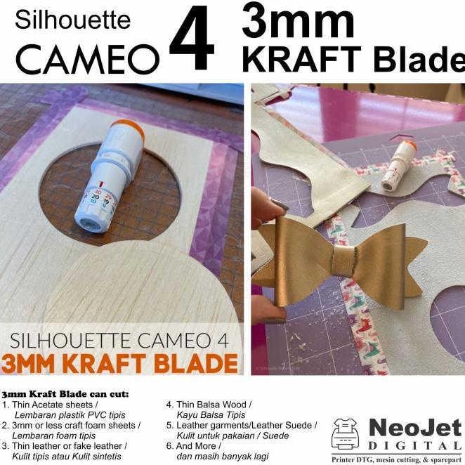 

Pisau Cameo 4 Craft Blade 3Mm Original Mesin Cutting Silhouette Cameo