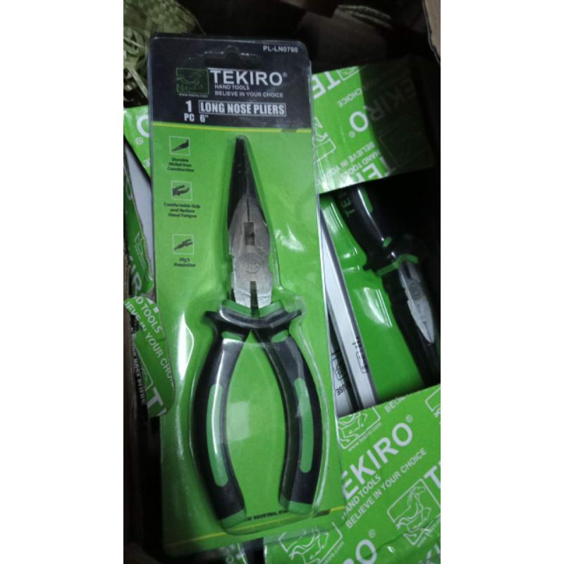 TANF LANCIP 6 INCHI TEKIRO/ LONG NOSE PLIERS