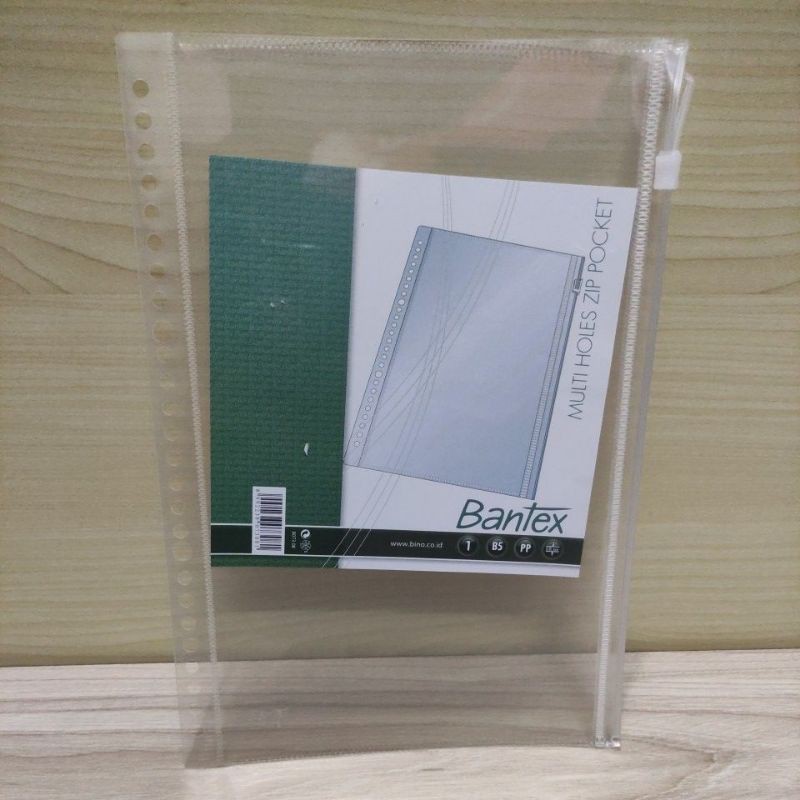 

Multi holes zip pocket b5 bantex