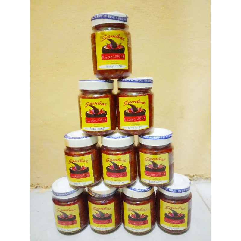 

Mix varian sambel baby cumi dan sambel klotok