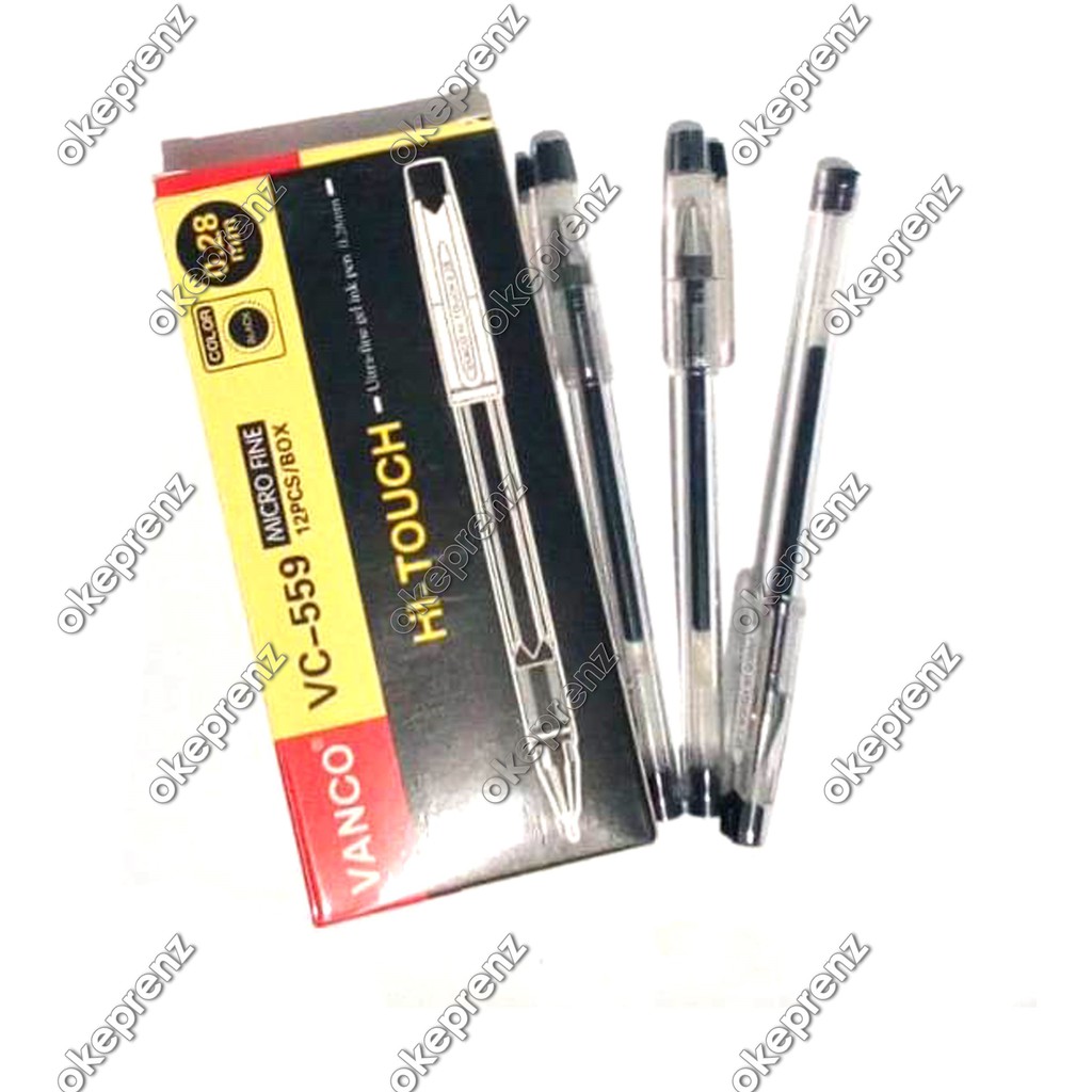 

pulpen hitech gel Vanco Hi-Touch 0.28mm