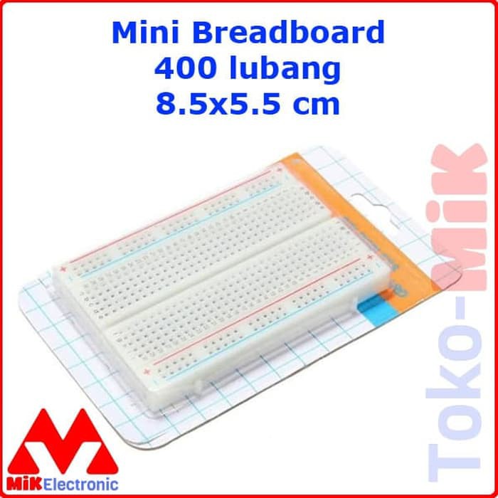 BREADBOARD MINI 8.5X5.5CM SOLDERLESS PCB CIRCUIT BOARD 400 LUBANG