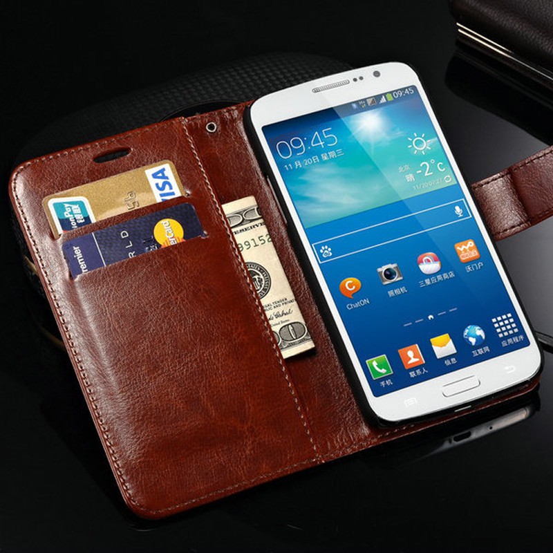 Case Samsung Galaxy Grand 2 Duos G7106 G7102 Flip Wallet Cover PU Leather