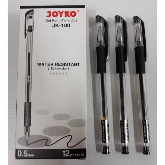 

(COD) Joyko Gel Pen Hitam 1 Lusin Jk100 PROMO SPECIAL Kode 1159