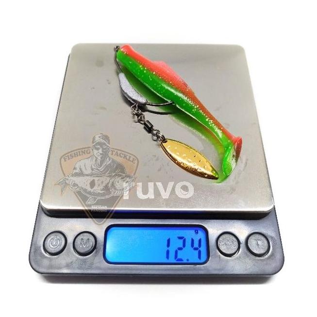 Soft Lure Rep Zman 8cm Super Elastis 10 warna wormhook Blade spinner –SWZ.01Jl22ν