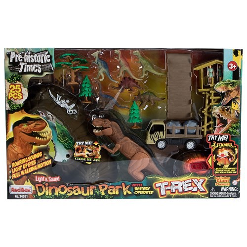 RED BOX DINOSAUR PARK TREX 24361 PLAYSET MAINAN ANAK ORIGINAL