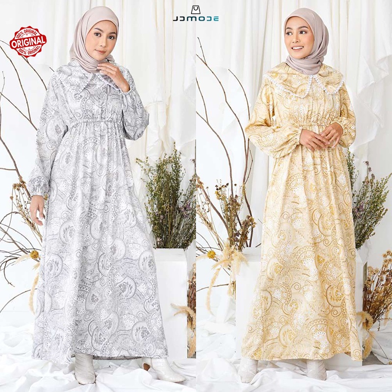 Dress Kondangan Muslim - Maxi Dress Satin Silk