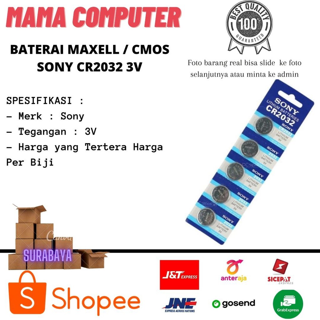 Baterai Maxell Sony CR2032 3V